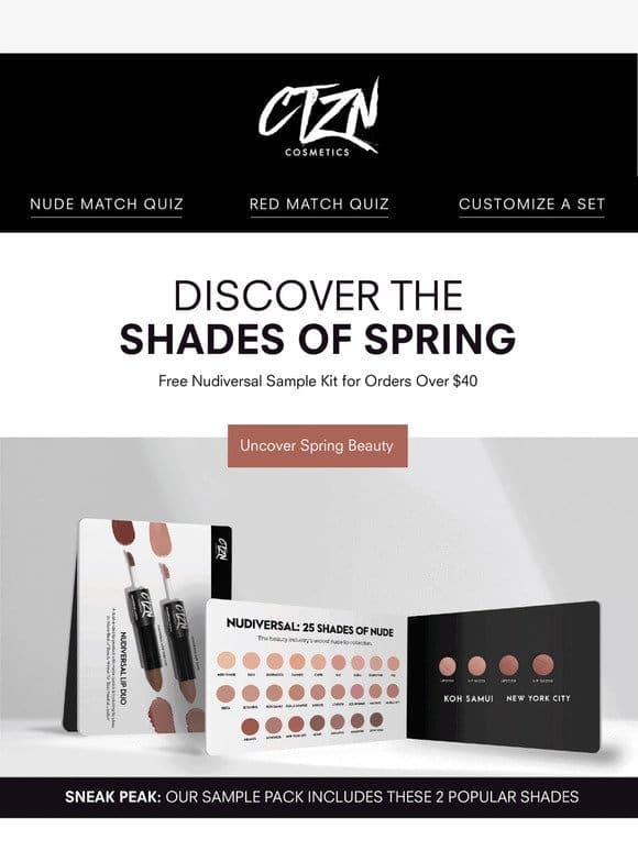 Revitalize Your Spring Look with a Free Sample Kit