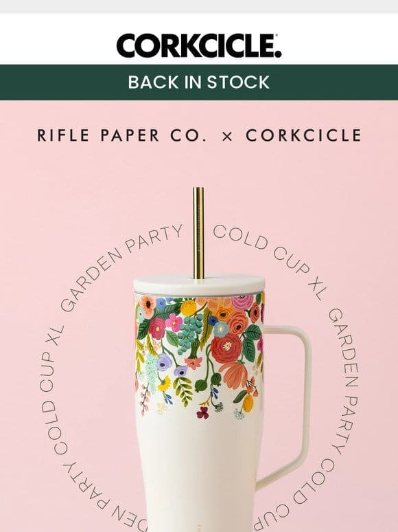 Rifle Paper Co. Cold Cup XL Is Back