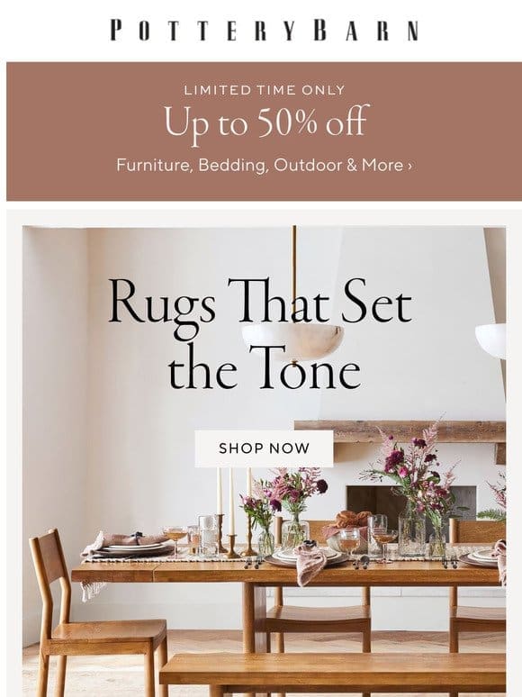 Rugs that set the tone