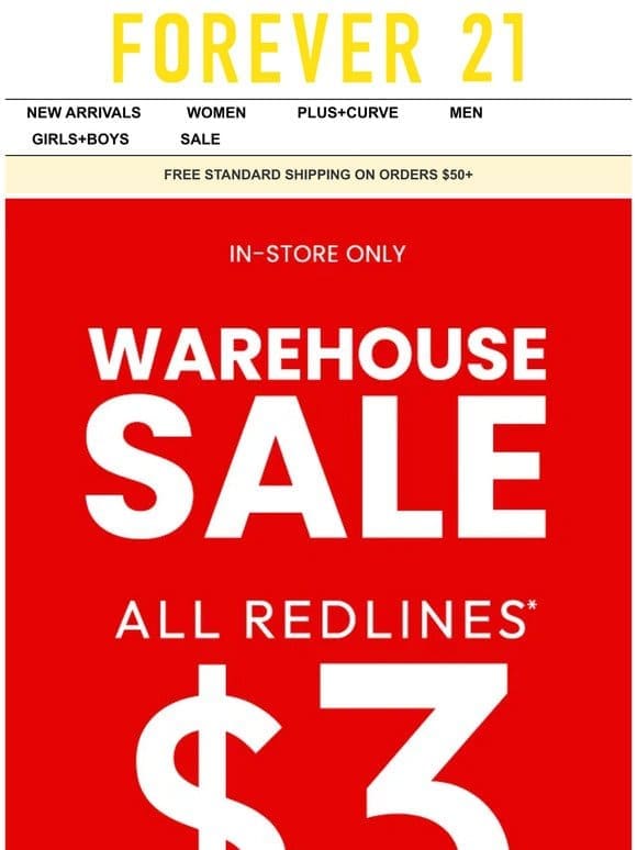 Run to the Stores! All Redline $3