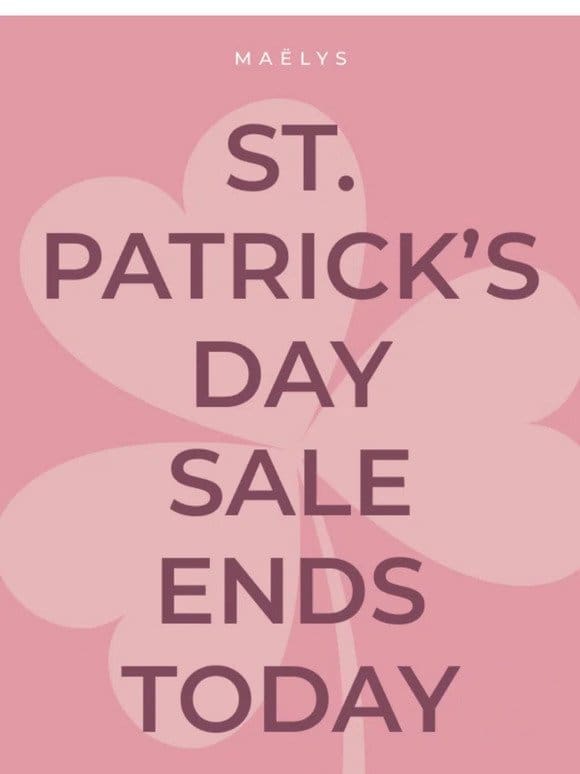 SALE: 25% off ends today