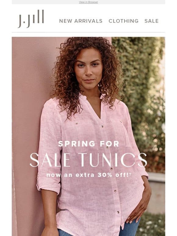 SALE TUNICS are now an extra 30% off!
