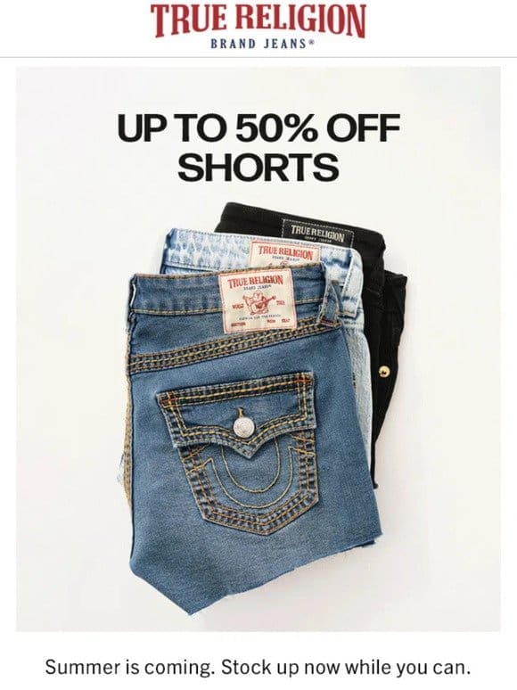 SHORT NOTICE   50% OFF SHORTS*