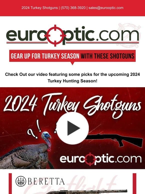 SPOTLIGHT: 2024 Turkey Shotguns!