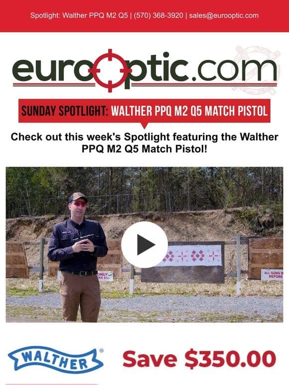 SPOTLIGHT: Walther Arms PPQ M2 Q5 Match Pistol