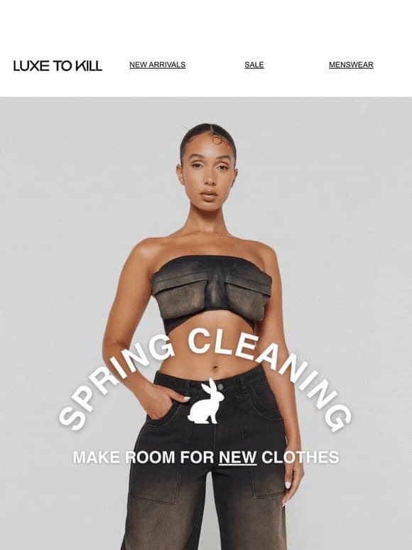 SPRING CLEANING WITH 60% OFF