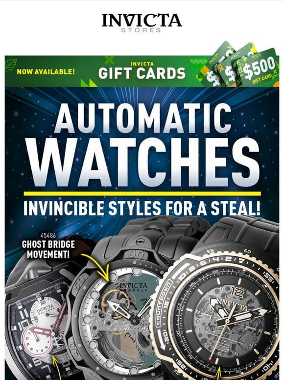 STARTING at ONLY $49❗️NEW Automatics WATCHES ❗