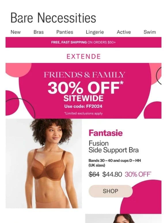 Sale EXTENDED: Friends & Family 30% Off Sitewide