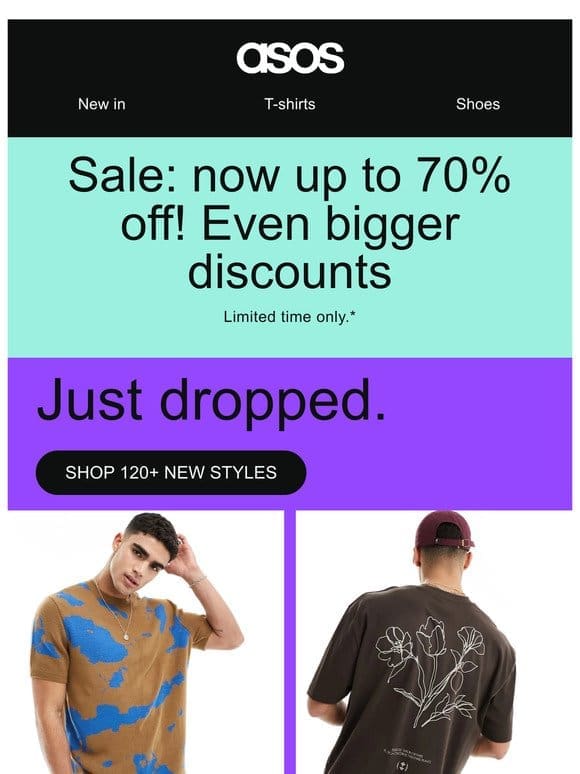 Sale: now up to 70% off!