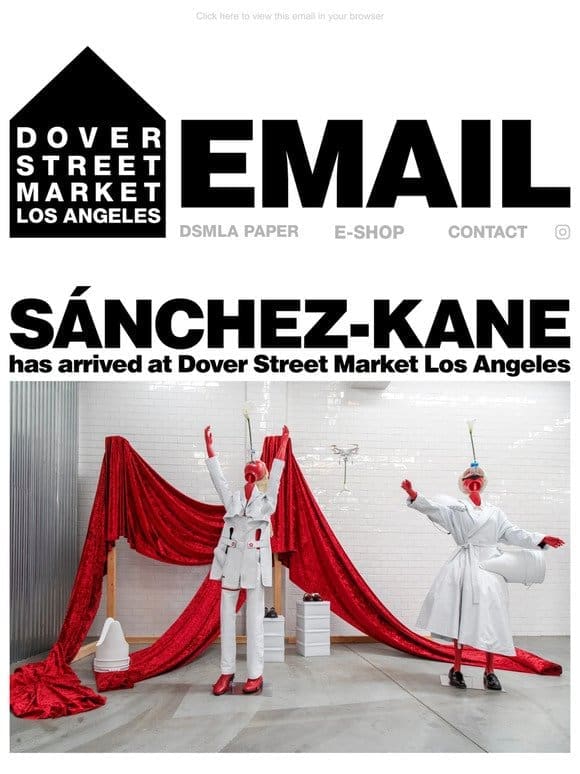 Sánchez-Kane has arrived at Dover Street Market Los Angeles