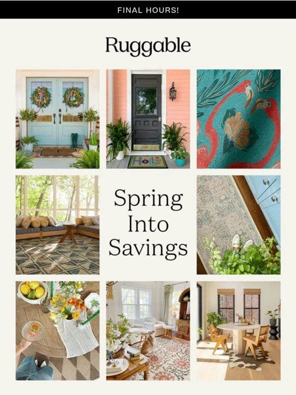 Save BIG During Our Spring Sale
