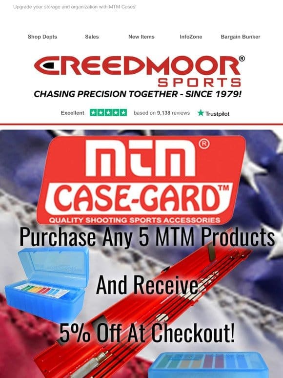 Save Big On MTM Case-Gard: Get 10% Off When You Order Any 5!