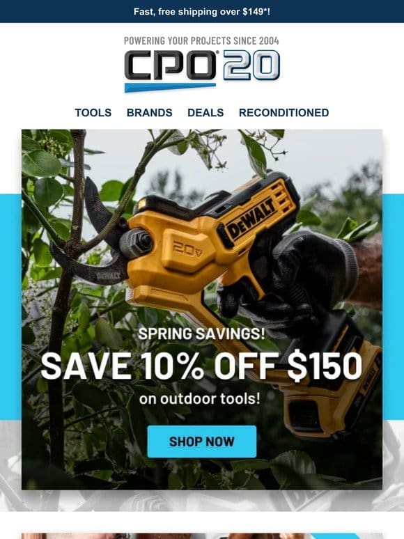 Save Big on Outdoor， Plumbing and Woodworking Essentials!
