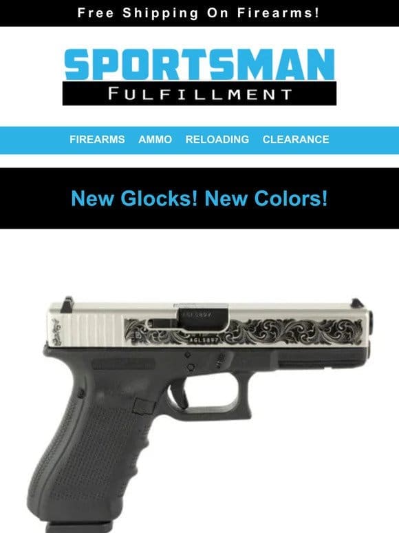 Save On 25+ Case Knives! New Arrival COLORED Glocks!