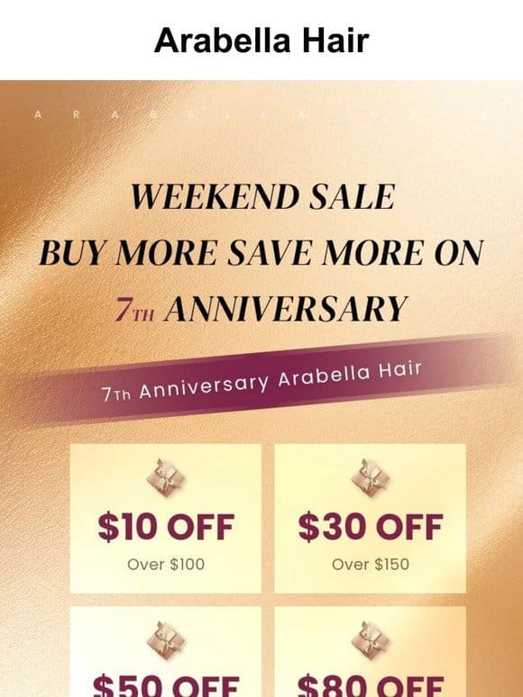 Save more on anniversary!