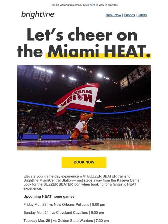 Score the best ride to Miami HEAT games.
