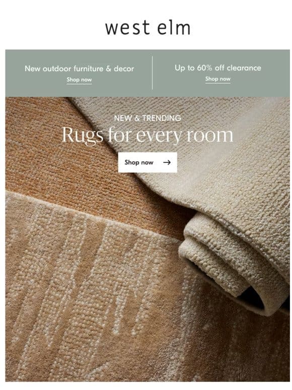 See what’s new in rugs