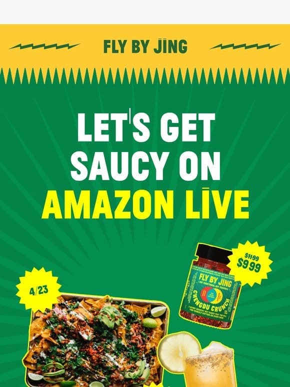 See you on Amazon Live TODAY