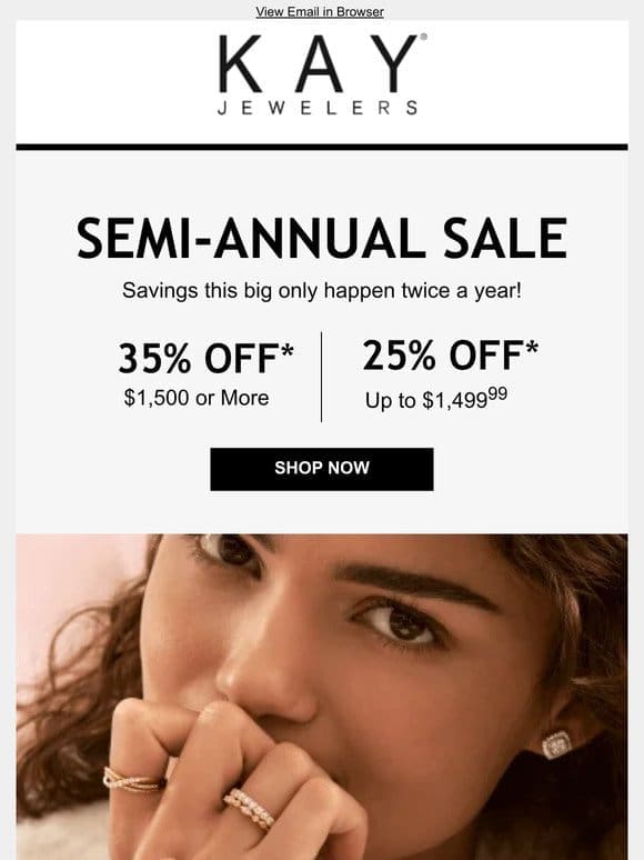 Semi-Annual SALE: Take up to 35% OFF