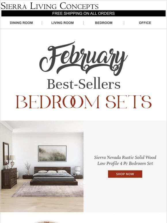 Shop Last Month’s Bestselling Bedroom Sets ➤