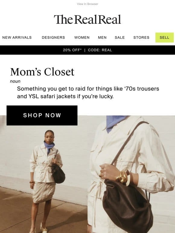 Shop Mom’s Closet
