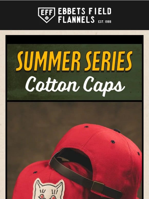 Shop Now: Summer Series Cotton Caps