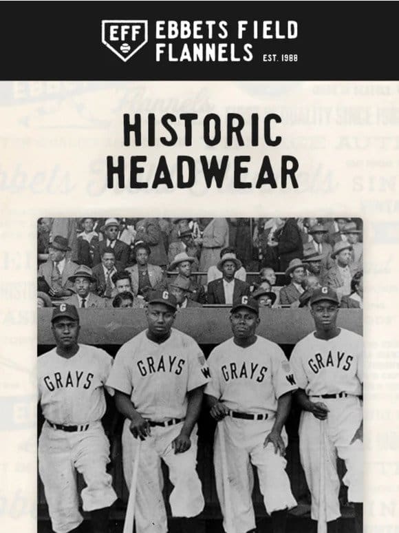 Shop Our Negro League Headwear