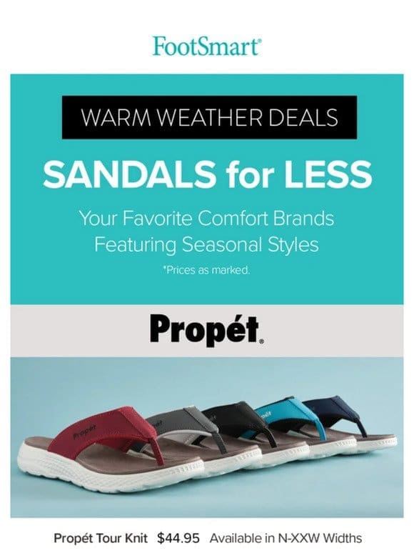 Shop Sandals for Less