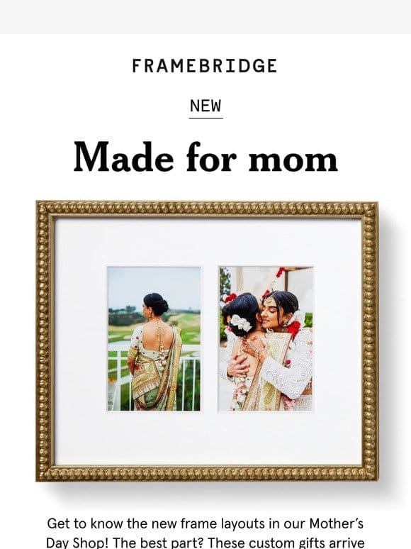 Shop new Mother’s Day gifts