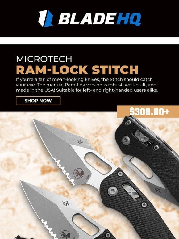 Shop one of Microtech’s best manual knives!