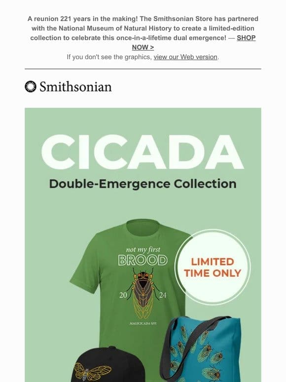 Shop the Cicada double-emergence collection!