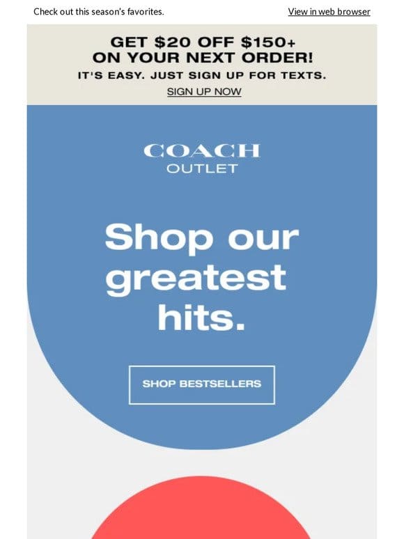 Shop the Hits: Coach Bestsellers