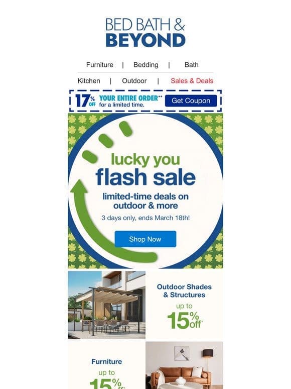 Shop the Lucky You Flash Sale Now