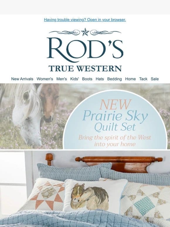 Shop the NEW Prairie Sky Quilt Set!