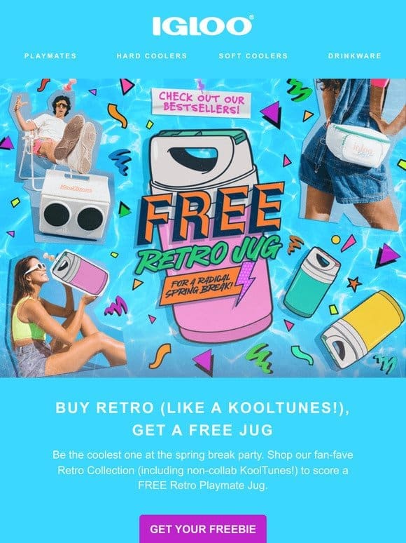 Shopping Retro gets you a FREE Jug!