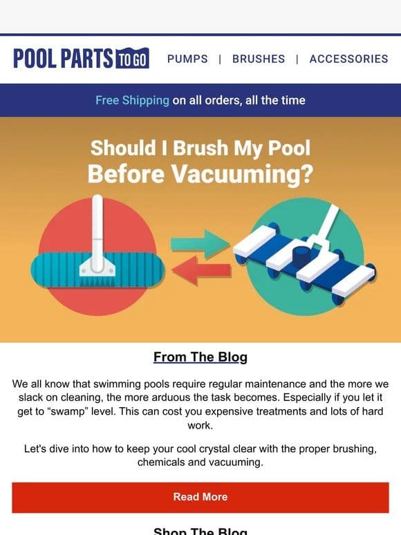 Should I Brush My Pool Before Vacuuming?