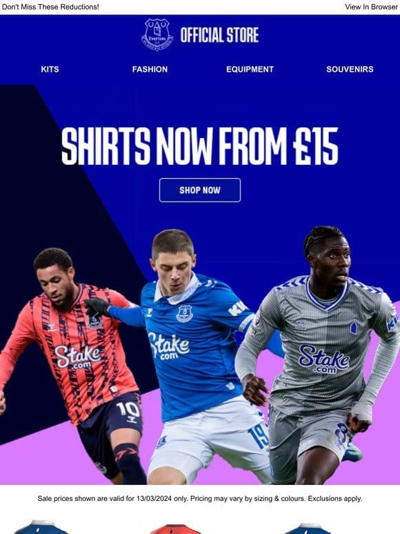 Show Your Colours for Less: Shirts From £15