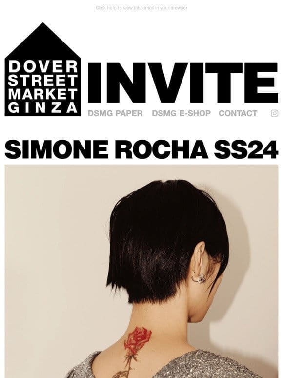 Simone Rocha SS24 new items have arrived at Dover Street Market Ginza