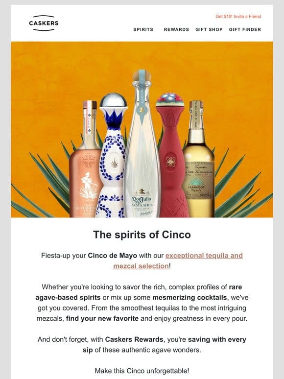 Sip on the best tequila & mezcal this Cinco De Mayo!