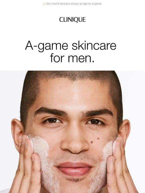 Skincare MVPs for men.