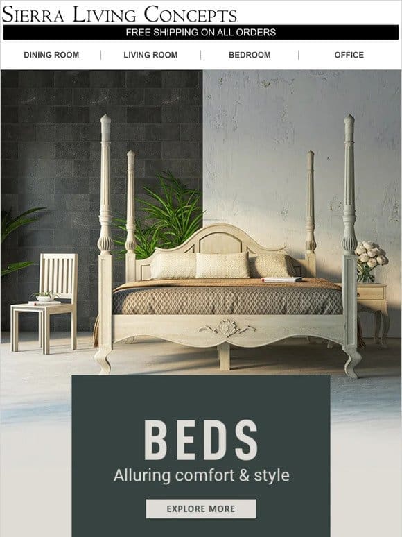 Sleep on Nature’s Best: Solid Wood Beds  ️