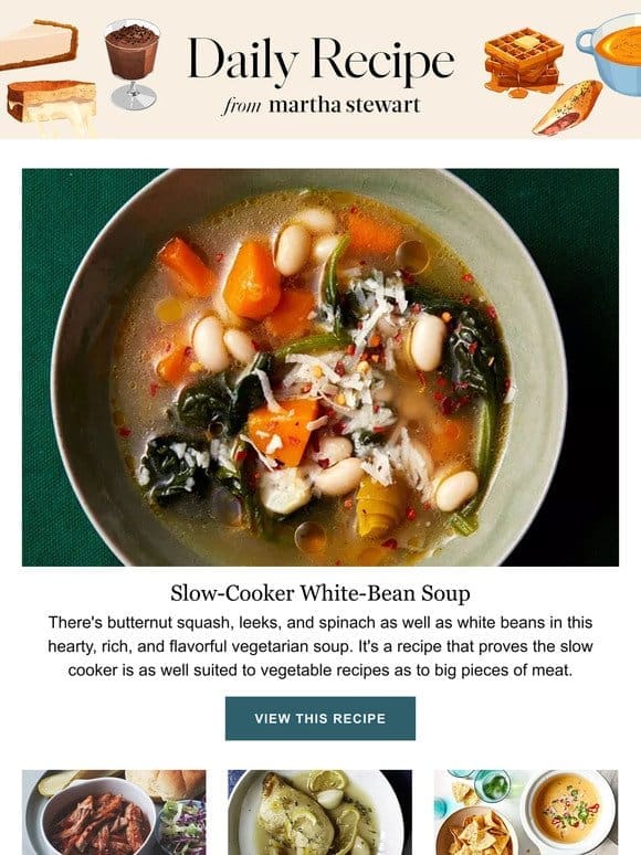 Slow-Cooker White-Bean Soup