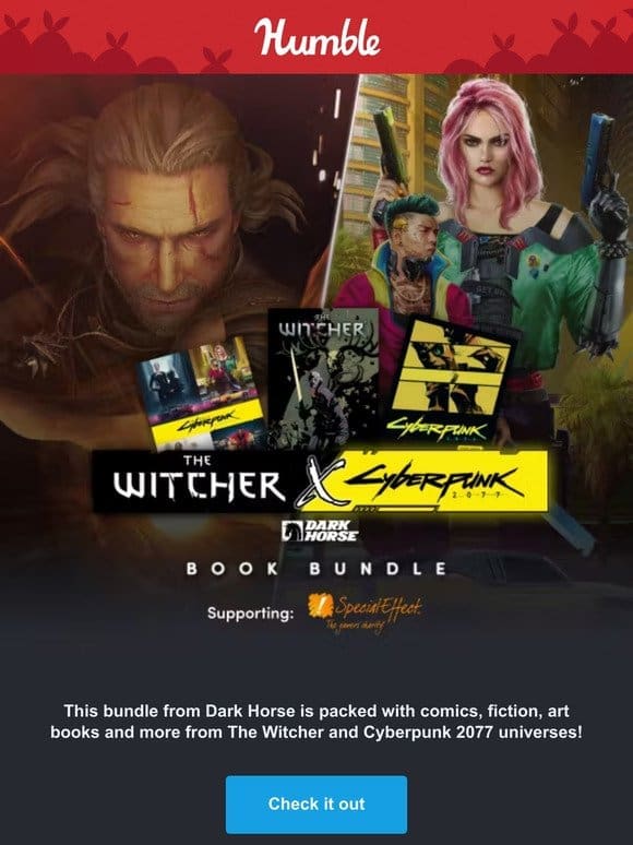Snag this library of The Witcher & Cyberpunk 2077 comics， books & more from Dark Horse!