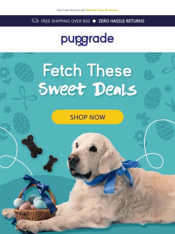 Sniff Out 20% OFF Storewide Easter Savings Inside…