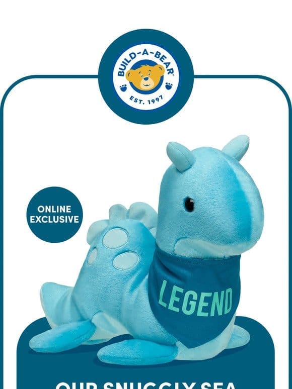 Snuggly Sea Monster Back in Stock!