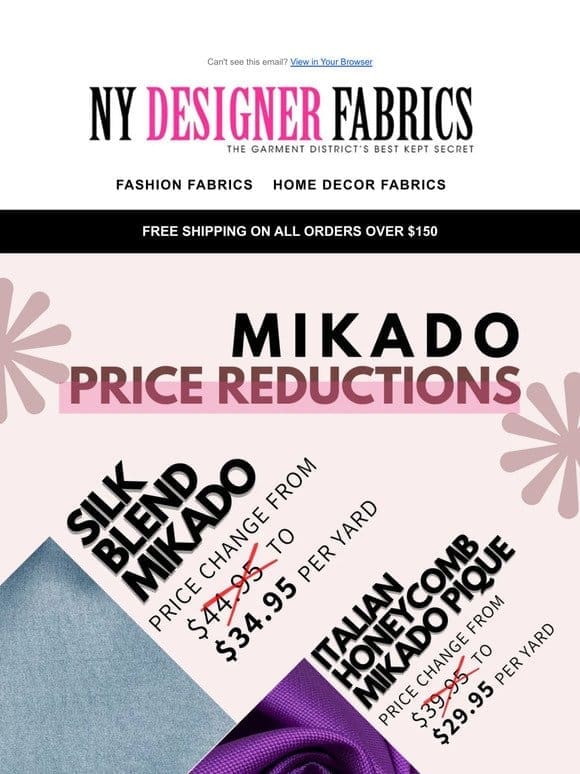 Special Offer | Mikado Price Reductions， Shop Now!