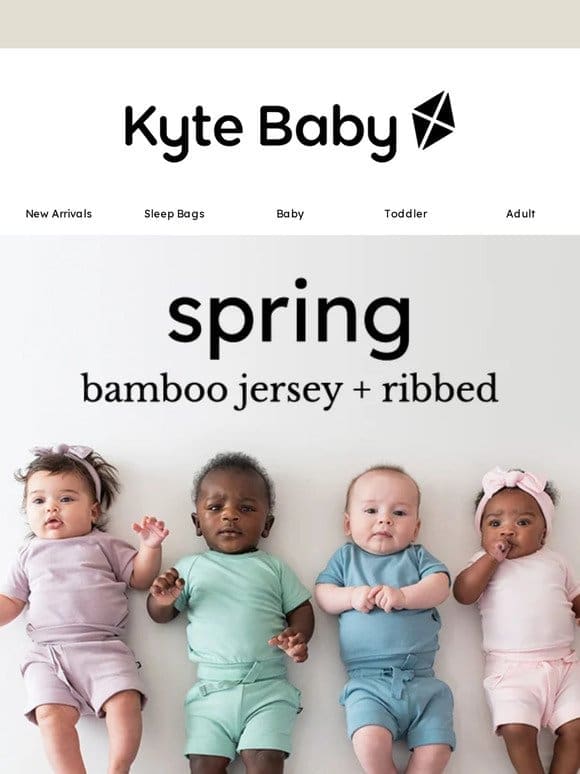 Spring Bamboo Jersey + Ribbed is here!