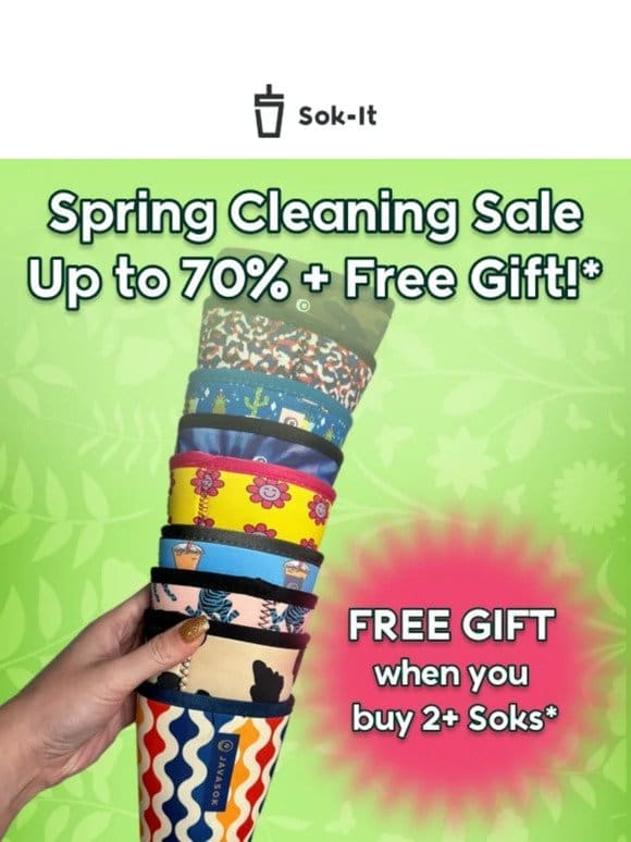 Spring Cleaning Sale: Up to 70% OFF