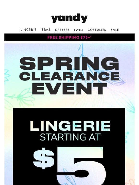 Spring Clearance Happening NOW   Deals as Low as $3!!