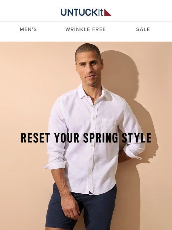 Spring Refresh: Button-Downs， Polos， Shorts….